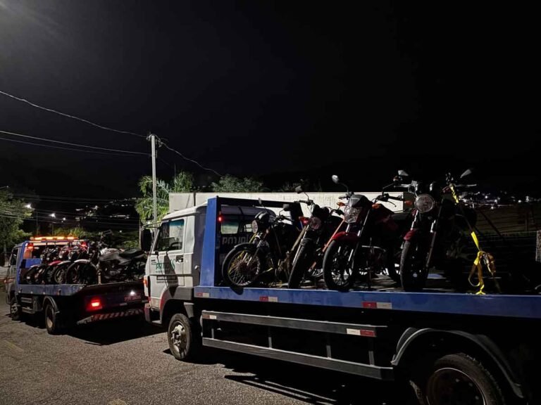 Operação da PM apreende 9 motocicletas irregulares em João Monlevade