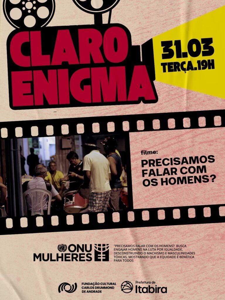 Projeto Claro Enigma promove exibição comentada de filme no Memorial Carlos Drummond de Andrade
