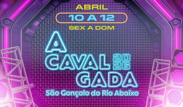 Confira a programação! Cavalgada 2026 em São Gonçalo do Rio Abaixo terá shows de Mari Fernandez e Os Menotti