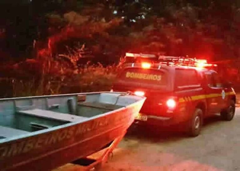 Bombeiros retomam buscas por homem desaparecido em açude de São Gonçalo do Rio Abaixo