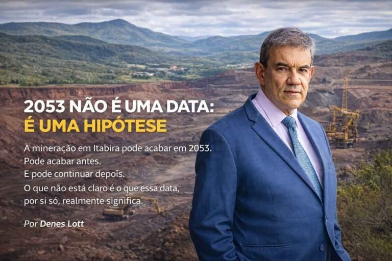 Mineração: 2053 não é uma data, é uma hipótese