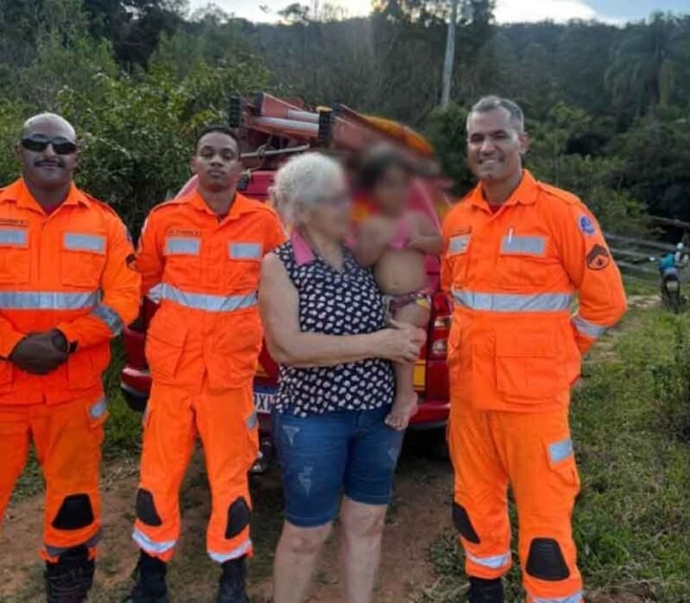 Idosa e criança desaparecidas em mata são encontradas com vida em São Domingos do Prata