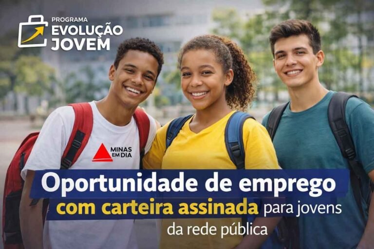 Governo de Minas lança programa de jovem aprendiz com carteira assinada para estudantes da rede pública estadual