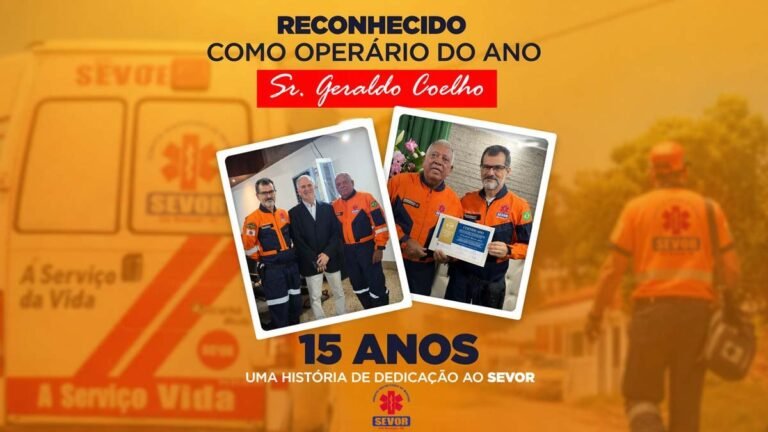 João Monlevade; SEVOR reconhece Geraldo Coelho como Operário do Ano após 15 anos de dedicação