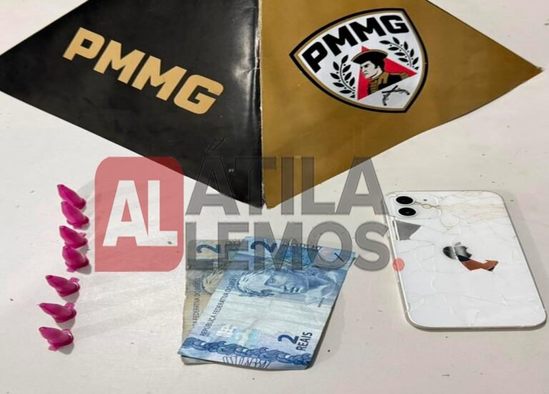 Polícia Militar prende acusado de tráfico após denúncia em Itabira