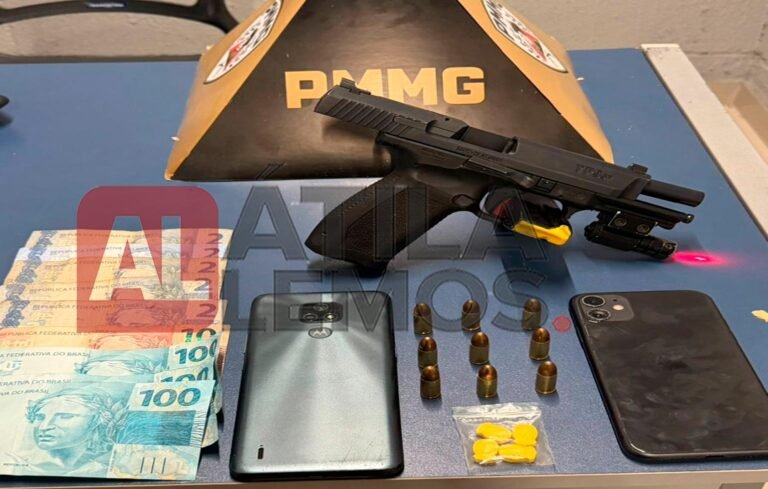 Itabira: Preso acusado de tráfico e porte arma de uso restrito