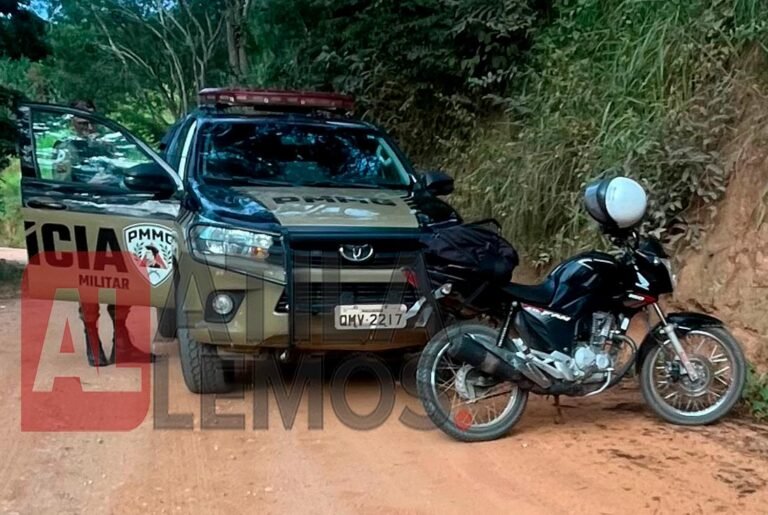 FERROS: Polícia Militar apreende moto irregular após denúncia