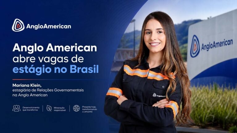 Anglo American abre vagas de estágio no Brasil