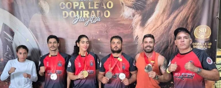São-gonçalenses conquistam medalhas na XXVII Copa Leão Dourado de Jiu-Jitsu em Betim