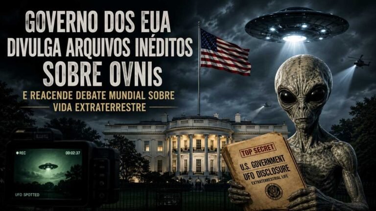 Vídeo; Governo dos EUA divulga arquivos inéditos sobre OVNIs e reacende debate mundial sobre vida extraterrestre