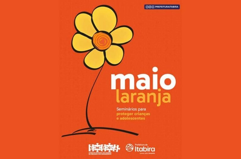 Entre telas e cuidados: Itabira promove seminários gratuitos do Maio Laranja para proteger crianças