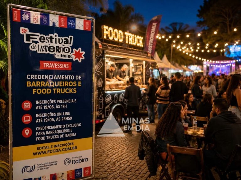 Credenciamento para barraqueiros e food trucks do 52º Festival de Inverno de Itabira segue aberto