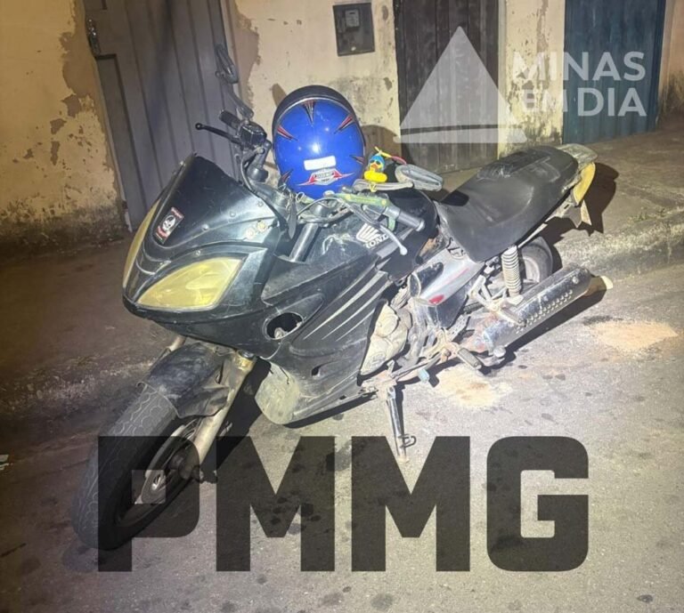 Polícia Militar apreende motocicleta com sinais de adulteração e prende homem em Itabira