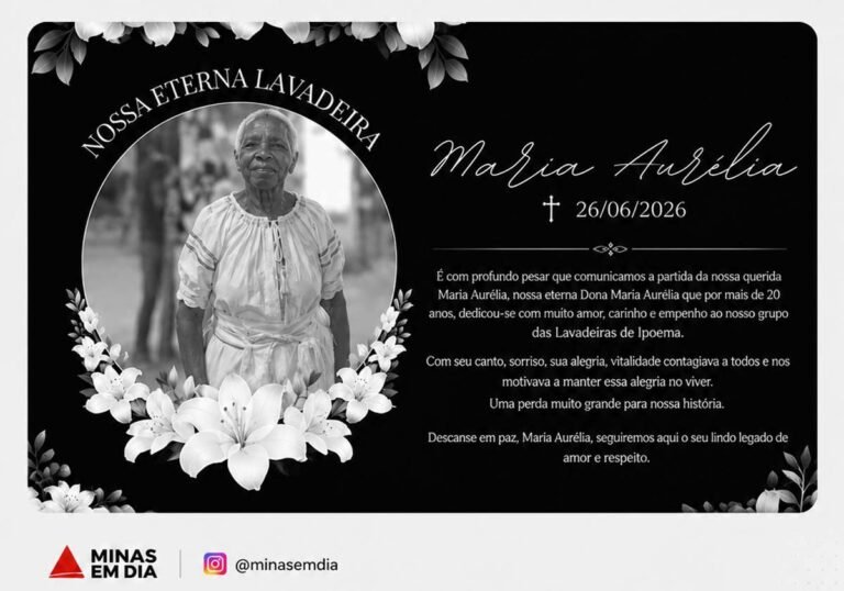 Ipoema perde Dona Maria Aurélia, referência do Grupo das Lavadeiras e guardiã da cultura popular