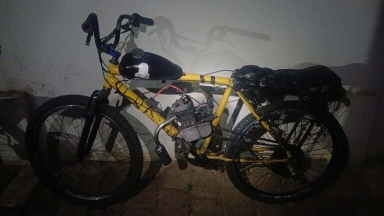 PM remove bicicleta motorizada irregular durante operação em Nova Era