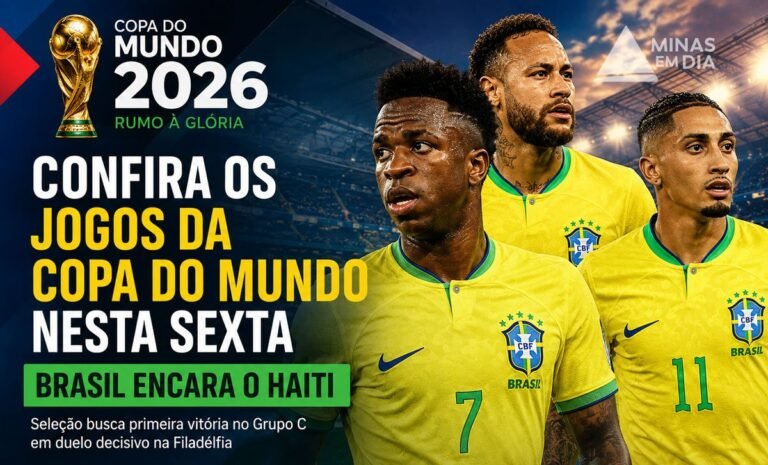 Confira os jogos! Brasil encara o Haiti em jogo decisivo pela Copa do Mundo 2026 nesta sexta-feira