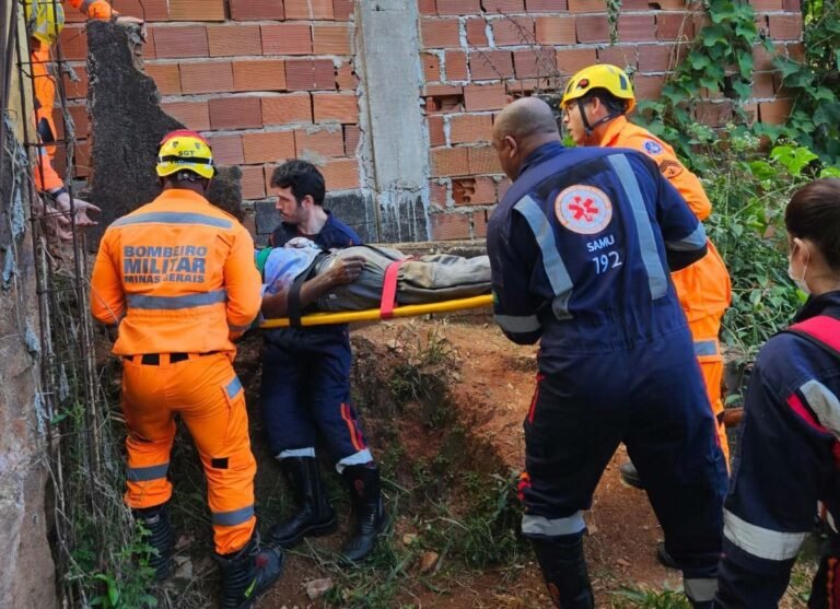 Bela Vista de Minas; Idoso de 74 anos é resgatado após cair em ribanceira durante trabalho de capina
