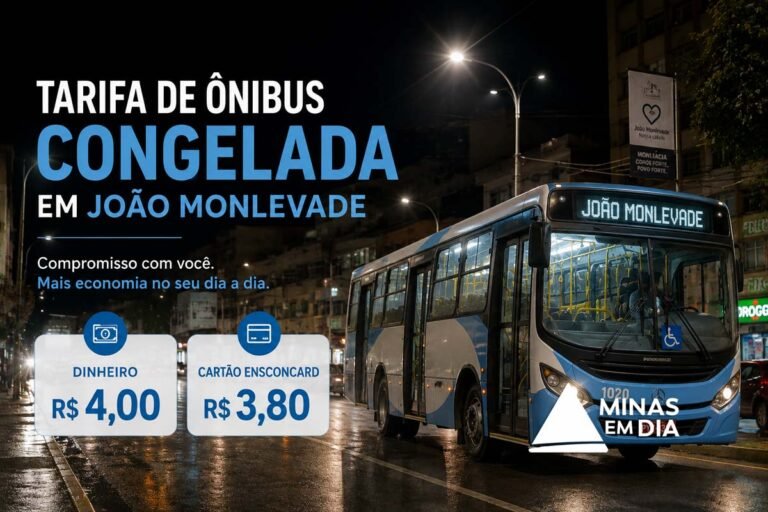 João Monlevade mantém tarifa de ônibus congelada pelo sexto ano consecutivo