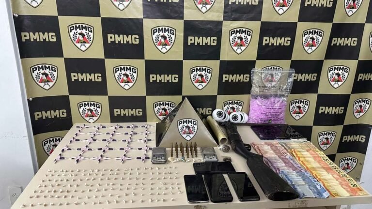 Operação da Polícia Militar termina com seis envolvidos detidos e grande apreensão de drogas em João Monlevade