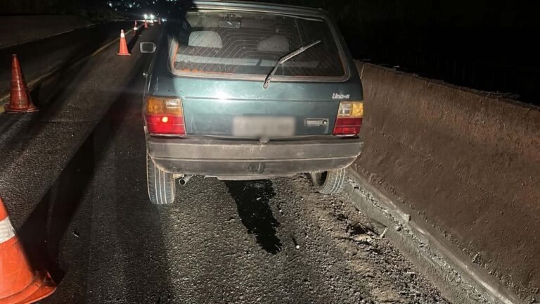 Polícia Militar recupera veículo furtado abandonado às margens da BR-381 em João Monlevade