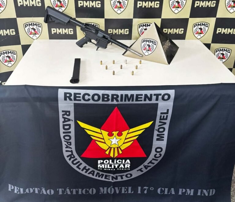 Polícia Militar apreende submetralhadora artesanal e munições em João Monlevade