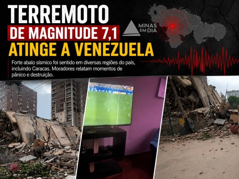 Vídeo; Forte terremoto de magnitude 7,1 atinge a Venezuela e provoca alerta de tsunami no Caribe