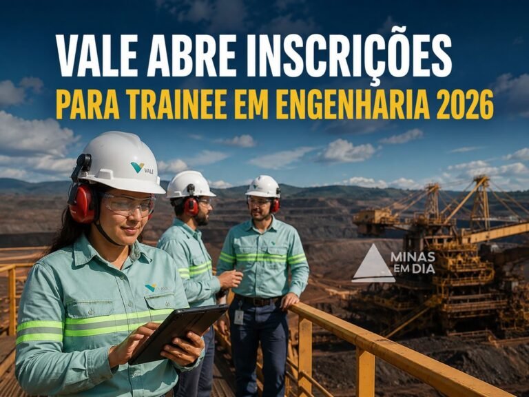 Vale abre inscrições para Programa Trainee em Engenharia 2026; veja quem pode participar