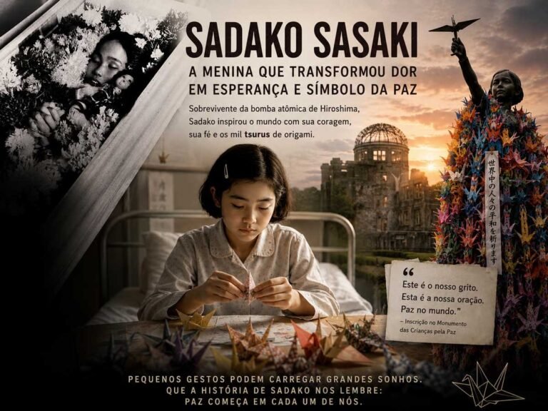 A verdadeira história de Sadako Sasaki, sobrevivente da bomba atômica de Hiroshima