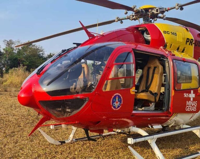 Barão de Cocais; Adolescente com traumatismo craniano grave é levado de helicóptero ao Hospital João XXIII após acidente de bicicleta