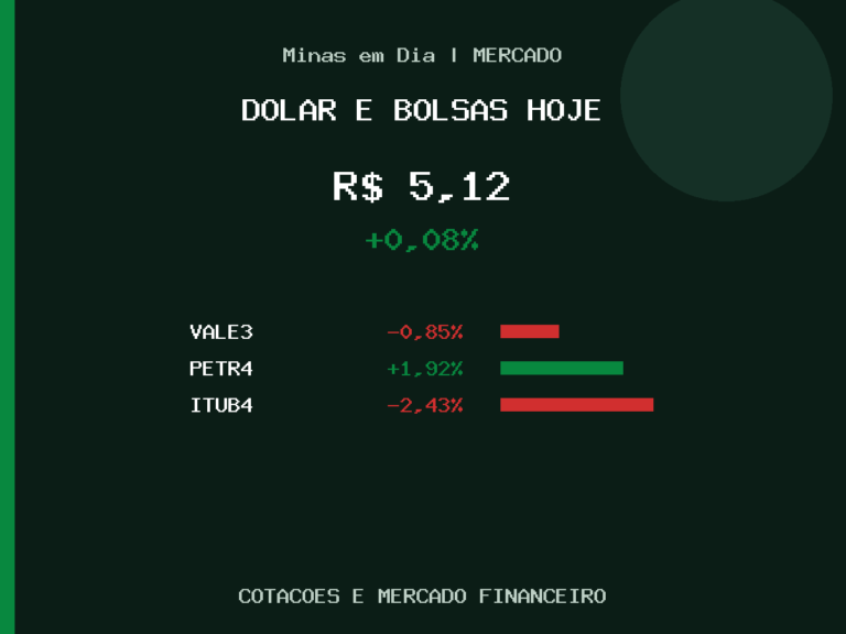 Dólar fica estável e ações da Vale caem nesta quarta-feira (29)