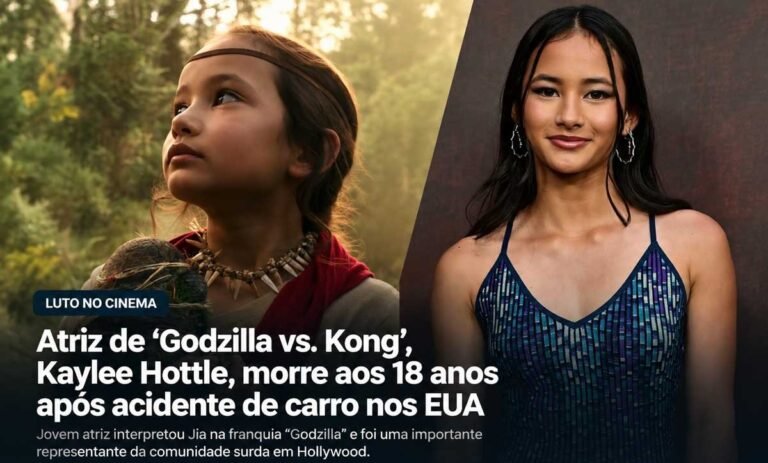 Atriz de ‘Godzilla vs. Kong’, Kaylee Hottle, morre aos 18 anos após acidente de carro nos Estados Unidos