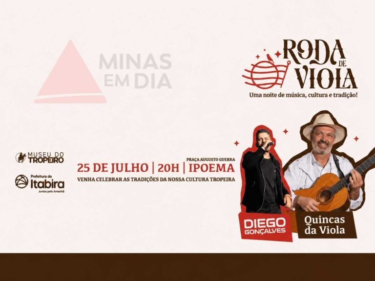 Roda de Viola reúne Quincas da Viola e Diego Gonçalves em noite gratuita neste sábado em Ipoema