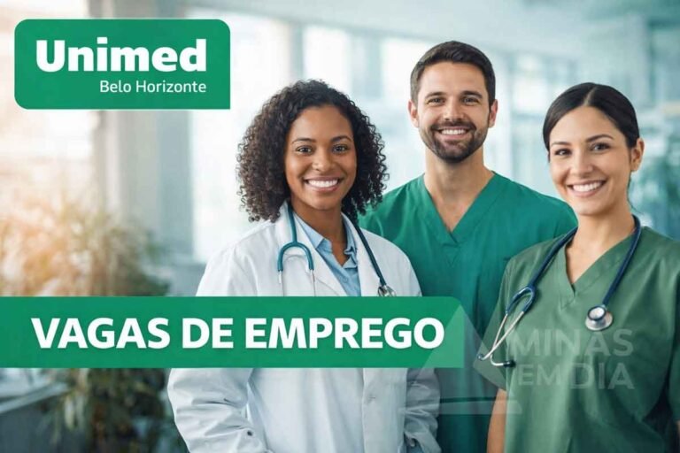 Unimed-BH abre vagas de emprego em Belo Horizonte e Betim; confira os cargos disponíveis