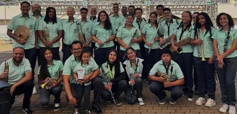Encontro de Bandas celebra 57 anos da Corporação Musical Santa Cecília em São Gonçalo do Rio Abaixo