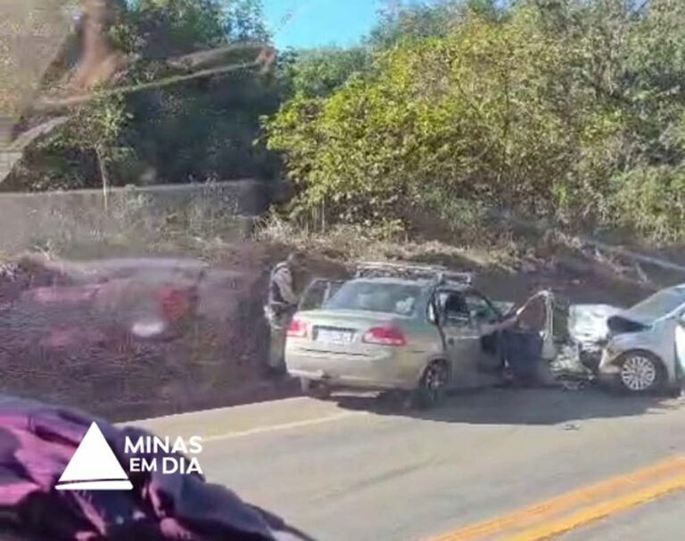 Grave acidente deixa sete vítimas na MGC-120, em Santa Maria de Itabira