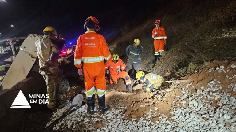 Terceira vítima é encontrada após grave acidente entre carretas na BR-381