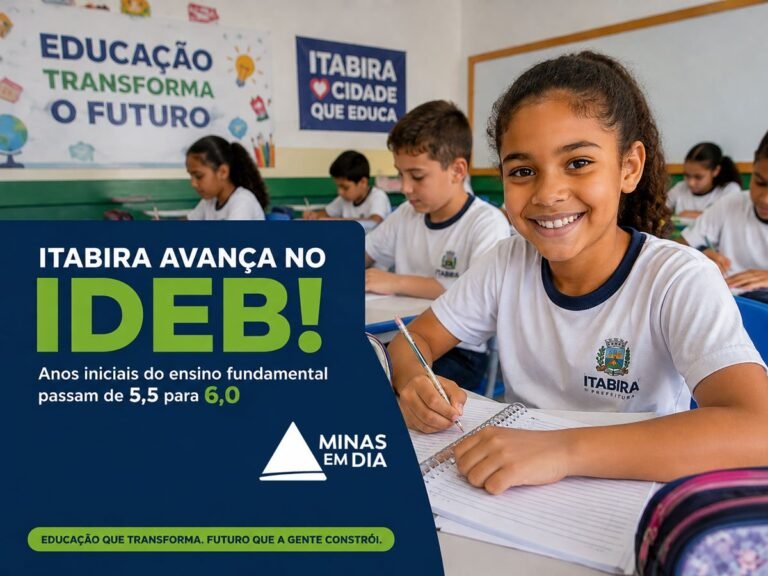 Educação de Itabira avança no Ideb e escolas alcançam resultados históricos