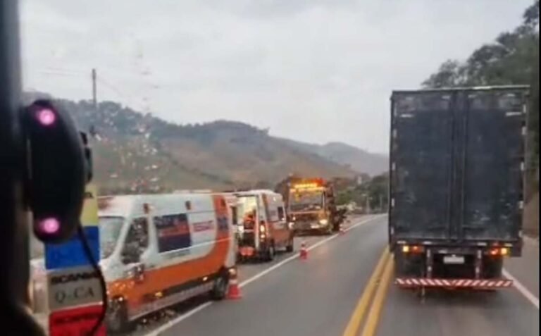 Jovem de Nova Era morre e outros quatro ficam feridos em acidente na BR-381