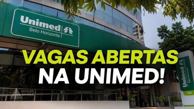 Unimed abre vagas em Belo Horizonte, Betim e Contagem; veja cargos e links para inscrição