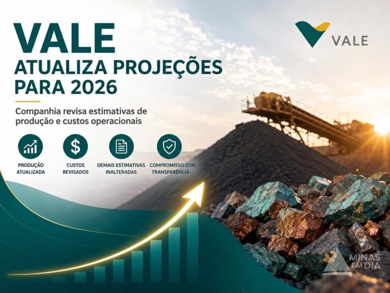 Vale mantém demais estimativas para 2026 e reforça caráter prospectivo das projeções