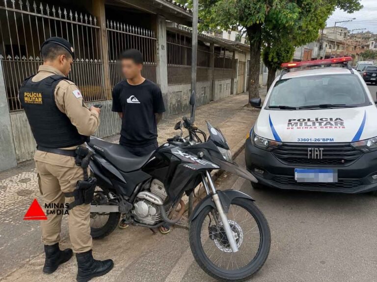 Adolescente é apreendido após briga entre alunos em Itabira; soco inglês e moto são recolhidos