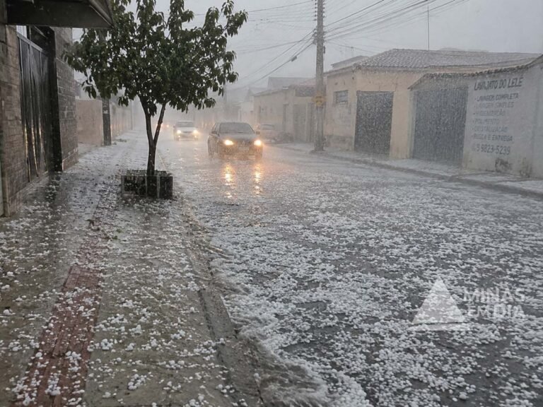 INMET emite alerta de tempestade para Minas Gerais com risco de granizo e ventos de até 60 km/h