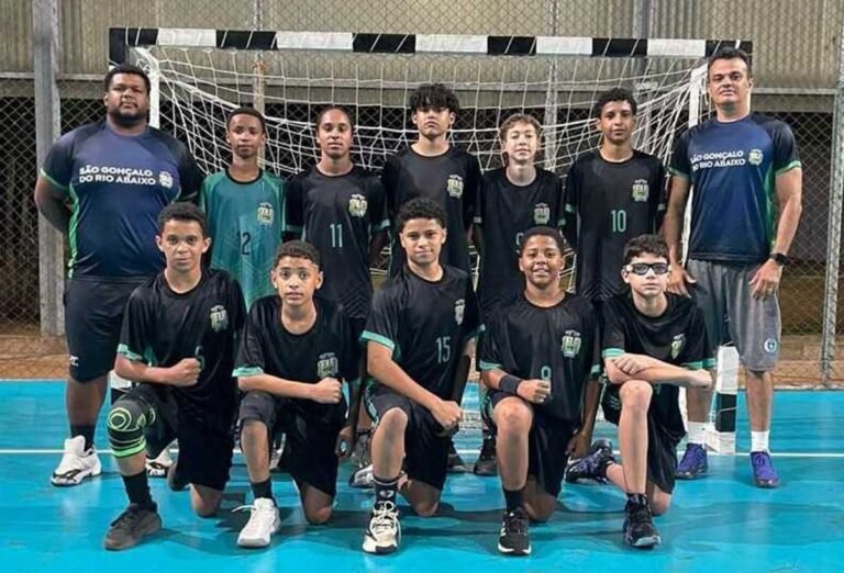 São Gonçalo conquista 3º lugar na Chave A do Campeonato Mineiro Infantil de Handebol